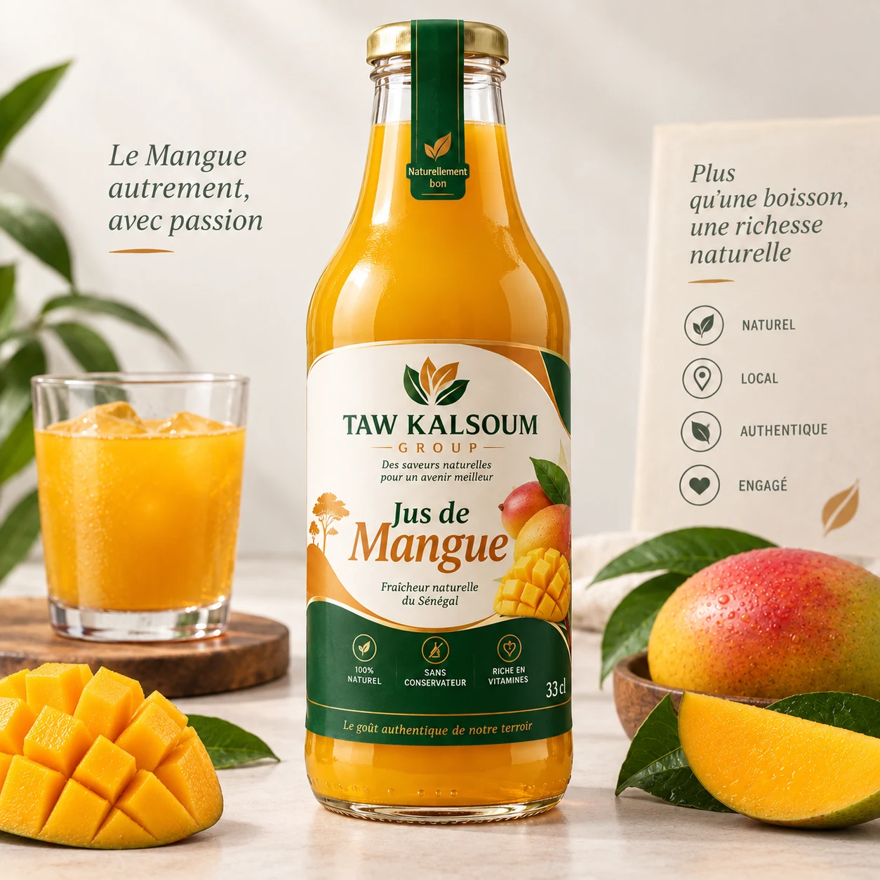 Jus de mangue TAW KALSOUM GROUP