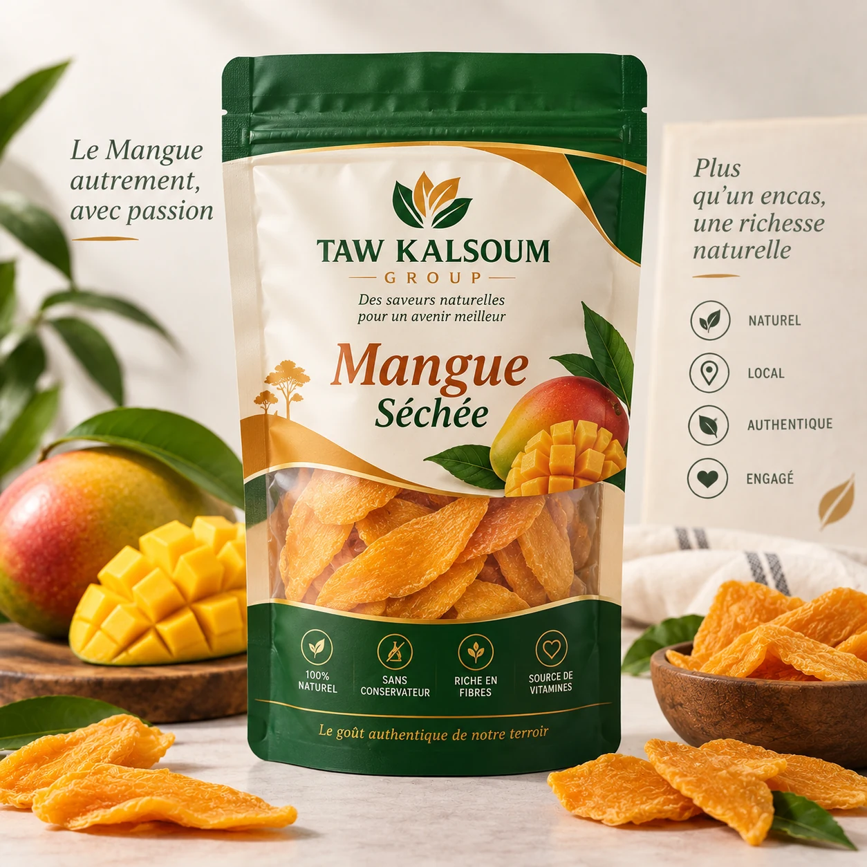 Mangue séchée TAW KALSOUM GROUP